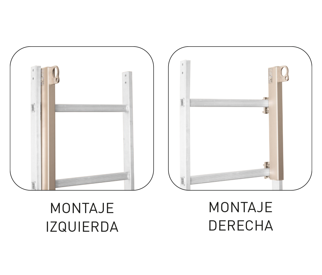 gama step - MONTAJE IZQ - DERECHA